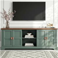 Bellford Large Painted TV Unit with Storage, 170cm - Green