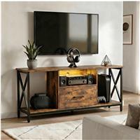Calvera LED TV Stand with Storage for TVs up to 50 - Rustic