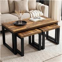 Nestline Nesting Coffee Tables Set of 3 - Rustic