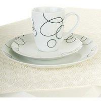 Luxury Pre Cut Table Protector White