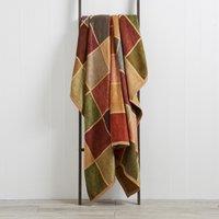 Thermosoft Checked Blanket brown