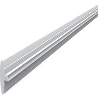 Plastic Curtain Track White