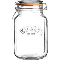 Kilner 1.5 Litre Square Clip Top Jar