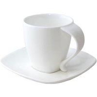 Pausa Fine China Double Espresso Cup & Saucer