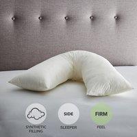 Fogarty V-Shaped Orthopaedic Firm-Support Pillow White
