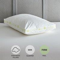 Hollowfibre Firm-Support Walled Pillow White