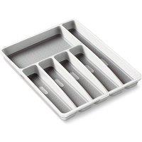 Addis Kitchen Sense 6 Compartment Drawer Organiser White