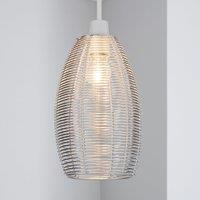 Cigar Wire Silver Easy Fit Pendant Shade