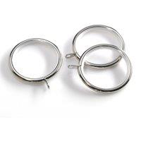 Swish Pack of 4 28mm Curtain Rings Silver