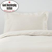 Non Iron Plain Dye Ivory Oxford Pillowcase