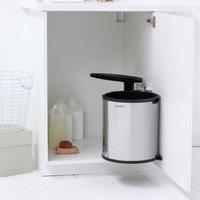 Brabantia Built-in Bin Brilliant Steel, 15L Brilliant Steel (Silver)