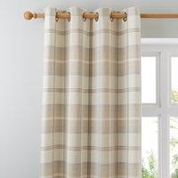 Highland Check Eyelet Curtains