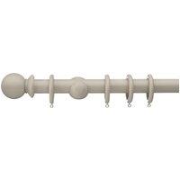 Swish Romantica Fixed Wooden Curtain Pole with Rings