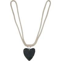 Natural Slate Heart Curtain Tieback