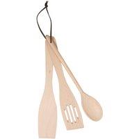 Essentials Set of 3 Beech Utensils