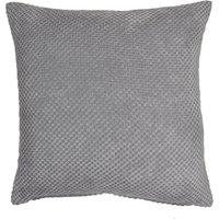 Chenille Spot Cushion Grey