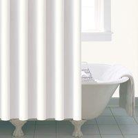 Essentials White Peva Shower Curtain