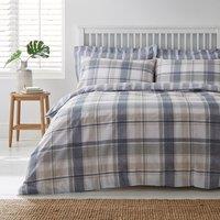 Harrison Blue Reversible Duvet Cover and Pillowcase Set