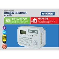 Status Digital Carbon Monoxide Alarm Black