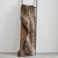 Verbier Faux Fur 150cm x 200cm Throw Natural