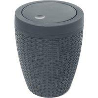 Addis Hessian Swing Lid Bathroom Bin