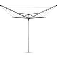 Brabantia 4 Arm Rotary Top Spinner Washing Line, 60m Grey