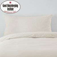 Non Iron Plain Dye Ivory Body Pillowcase