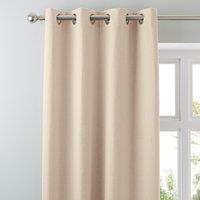 Luna Brushed Blackout Eyelet Curtains