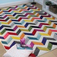 Spectrum Bolero Rug Blue/Yellow/White