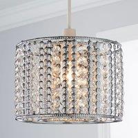 Monica Chrome Easy Fit Pendant Shade