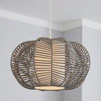 Weave Wicker Natural Easy Fit Pendant Shade