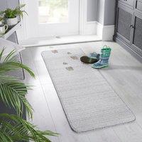 PractiMat Eleni Washable Runner Grey