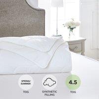 Dorma Sumptuous Down Like 4.5 Tog Duvet White