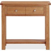 Bromley Oak Console Table Natural