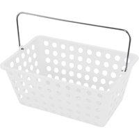 Essentials Frosted White Storage Basket