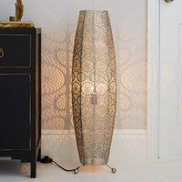 Manila Moroccan 85cm Chrome Floor Lamp Chrome