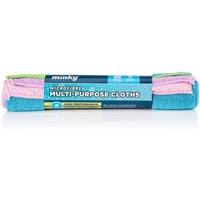Pack Of 4 Minky Purpose Cloths blue