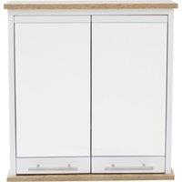 Amalfi White Mirror Cabinet White