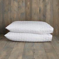 Teflon Stain Resistant Pillow Protector Pair White