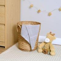 Clair de Lune Pram Size Cellular Cotton Blanket