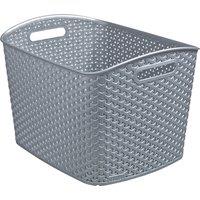 Curver 28L Grey Basket Grey