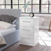 Lynx 3 Drawer Bedside Table