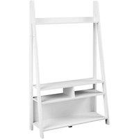 Tiva White Ladder TV Unit for TVs up to 42"