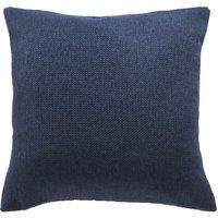 Barkweave Square Cushion Navy