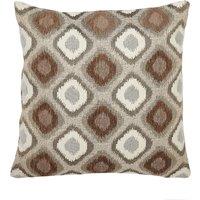 Chenille Diamond Ikat Natural Cushion Cover