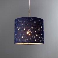 Space Laser Cut Glow in the Dark Lamp Shade