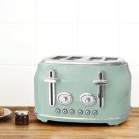 Retro Seafoam 4 Slice Toaster seafoam