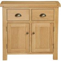 Sherbourne Oak Mini Sideboard Natural Brown