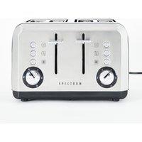 Spectrum Brushed 4 Slice Toaster Stainless Steel