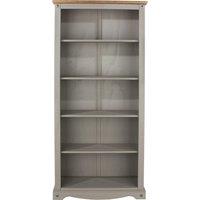 Corona Grey Tall Bookcase Grey